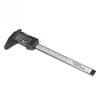 waves Digital Caliper with Battery, 150mm/0.1mm, Lightweight, DIY Carbon Fiber (Black)
