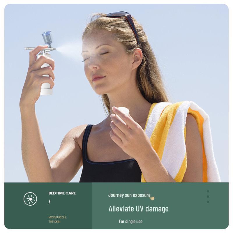 Handheld High-Pressure Oxygen Injector Spray: Facial Cleanser, Moisturizer & Humidifier Beauty Device (English Version)
