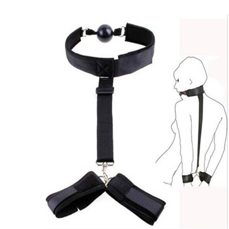 BDSM Bondage Fetish  Handcuffs Ankle Cuffs Anal No Vibrator Erotic Sex Toys For Woman Man Couples Adult Goods Sex Products