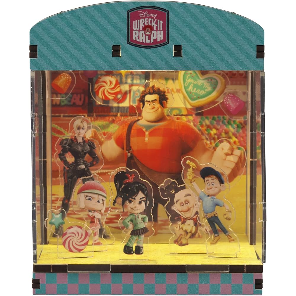 

Yanoman Hakobeya Disney Sugar Rush LED Light Mini Interior Kit H9.5 x W7.5 x D6 cm