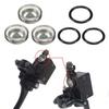 2Sets 14mm Master Brake Cylinder Reservoir Sight Glass Motorcycle Dirt Gasket