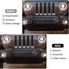 Pair Front Bumper Tow Hook Rubber Sleeve Protectors For Jeep Wrangler JK JL JT
