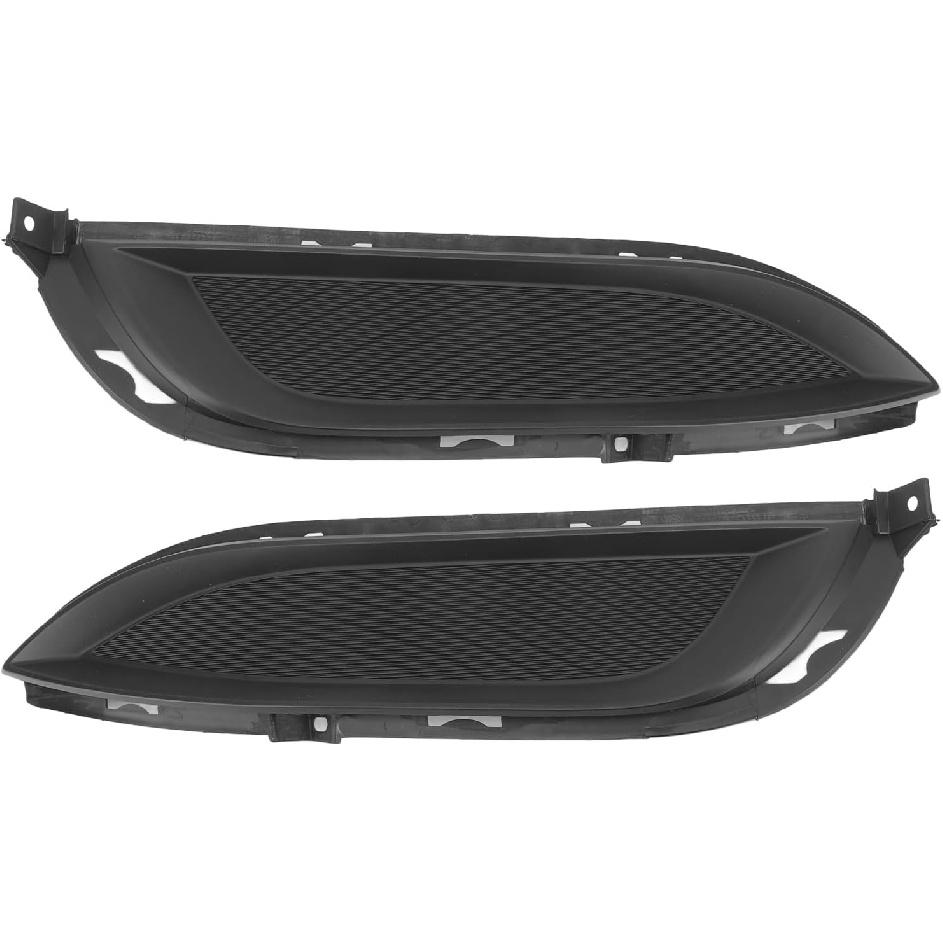 Akozon Fog Light Hole Cover, 2PCS Fog Light Grille Trim Left Right Front Bumper Fog For KIA Forte Sedan 2014 to 2016