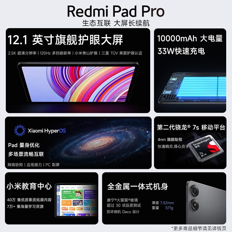 

Redmi Pad Pro 12.1-inch Tablet (CN version)