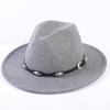 Popular European and American High-end Wool Top Hat, Men's and Women's Fashion Versatile Elegant Top Hat Jazz Hat