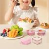 NUOLUX Mini Fruit Storage Cases, Microwave-Safe, Airtight, Perfect for Lunchboxes, Condiments, and Sauces, Perfect for Kids, Lunchboxes, and Food Cont