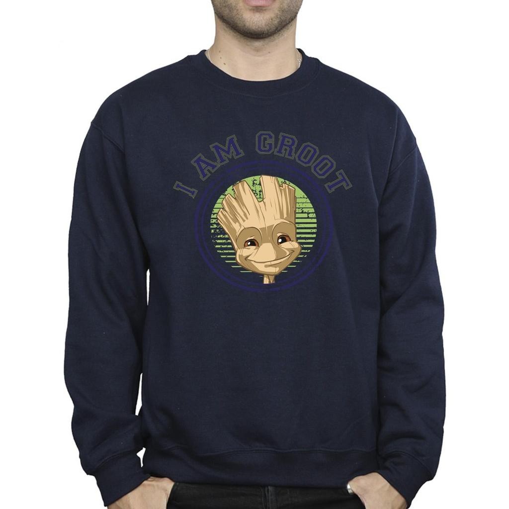 Guardians Of The Galaxy Mens Groot Varsity Sweatshirt