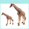 Simulated Giraffe Animal Models Desktop Ornaments For Educational Play And Collectors