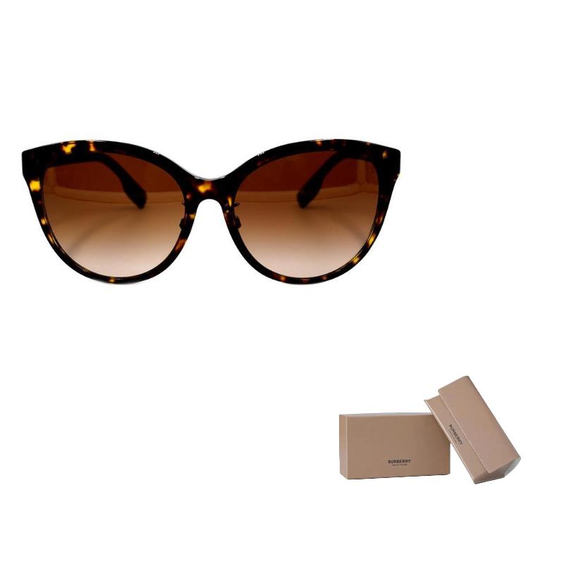 Burberry MONOGRAM Logo Pattern Collection Elegant Modern Sunglasses Plate Frame Butterfly Sunglasses Women's