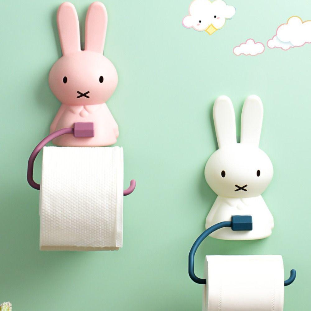 

Настенный держатель для рулона бумаги в виде кролика, держатель для детских салфеток без перфорации, кухня