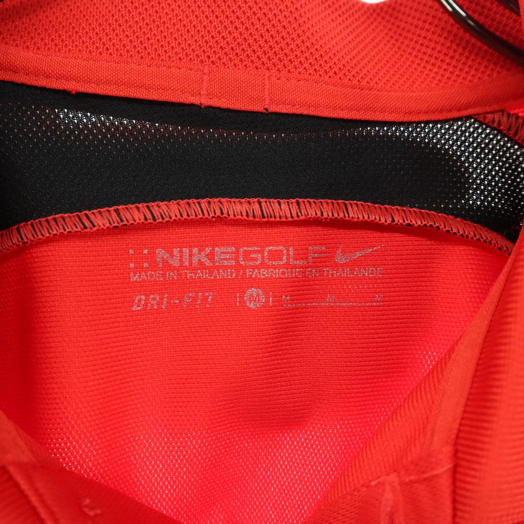 Beauty Products NIKE One Point Short Sleeve Polo Shirt M Red Sports Men's Used