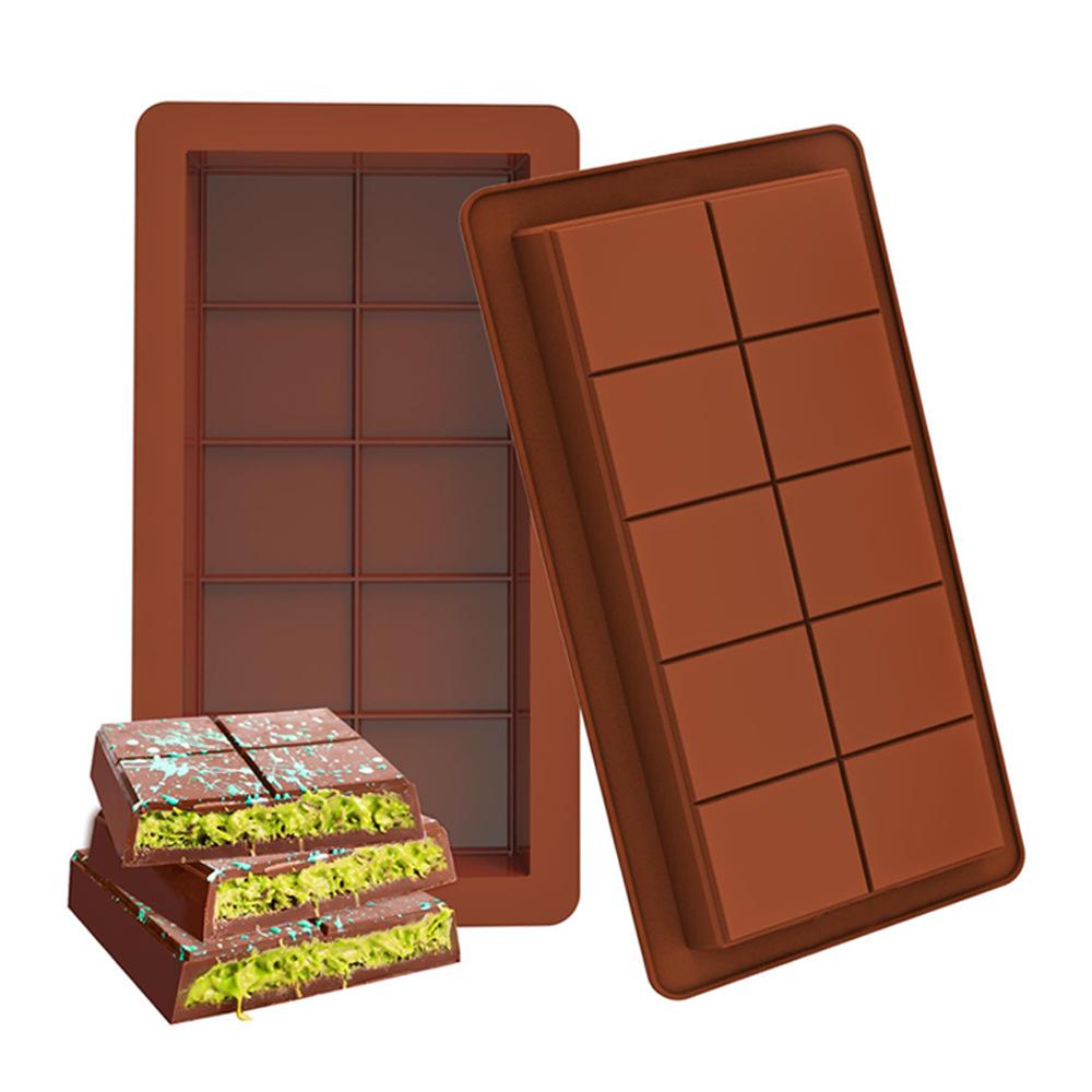 Rectangular Silicone Chocolate Mold for Kitchen Baking