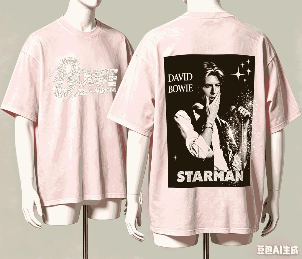 David Bowie Per Regalo Fan T-shirt Unisex Unisex Harajuku Oversize Unisex Manica Corta Streetwear Alta Qualità Coppie Retro Morbida T-shirt