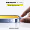 Baseus IPhone 15 Case, Corning Glass Ultra-Thin Shockproof Full Protection Transparent Premium Trendy Phone Cover for Men And Wome