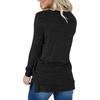 Women Tunic Long Sleeve Round Neck Sweatshirts Tops