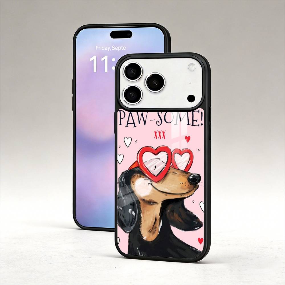 Dachshund Sausage Dog Phone Case Magnetic For iPhone17 16 15 14 13 12 Pro Max For Magsafe Wireless Charging Cover