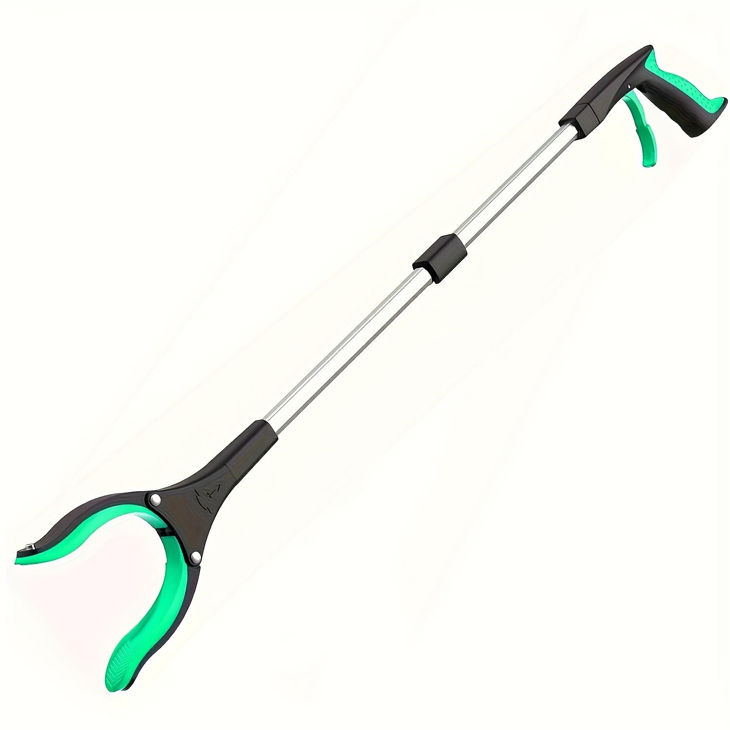 

Grabbing Tool, Foldable Grabbing Tool, Suitable for Elderly Use, Wide Claw Garbage Picker, Lightweight Garbage Picker with A Strong Magnetic Tip. зелёный