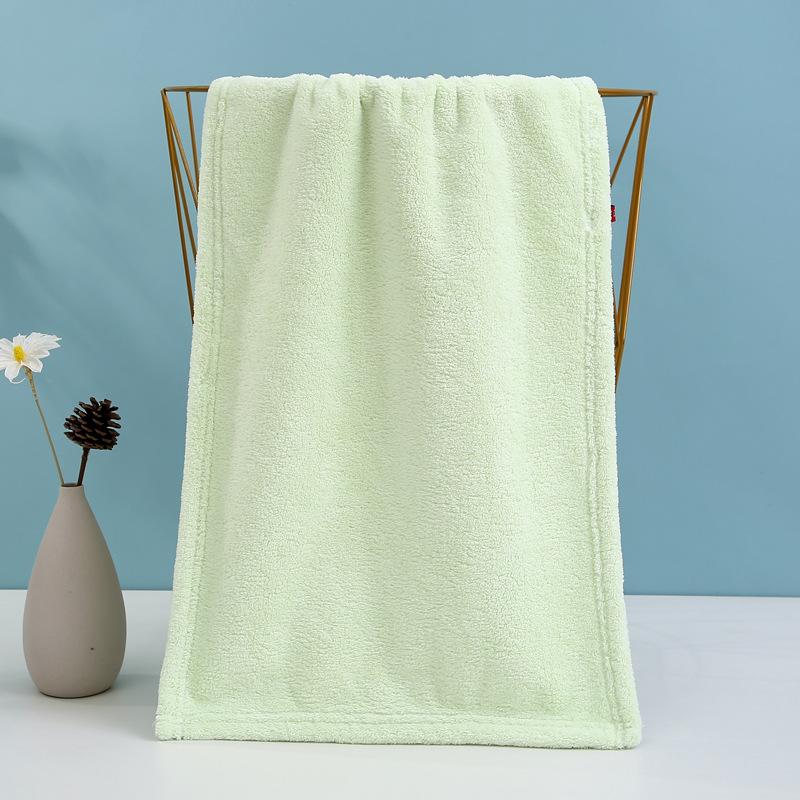 Antibacterial coral fleece towel absorbent adult face towel face towel beauty salon hand towel