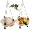  Parakeet Nest Parrot Breeding Bed Hatching Bed Swing Hammock for Finch Canary