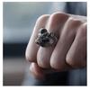 Handmade Vintage Boar Ring Inspired By Tianpeng Marshal Sterling Adjustable Unisex Statement Jewelry