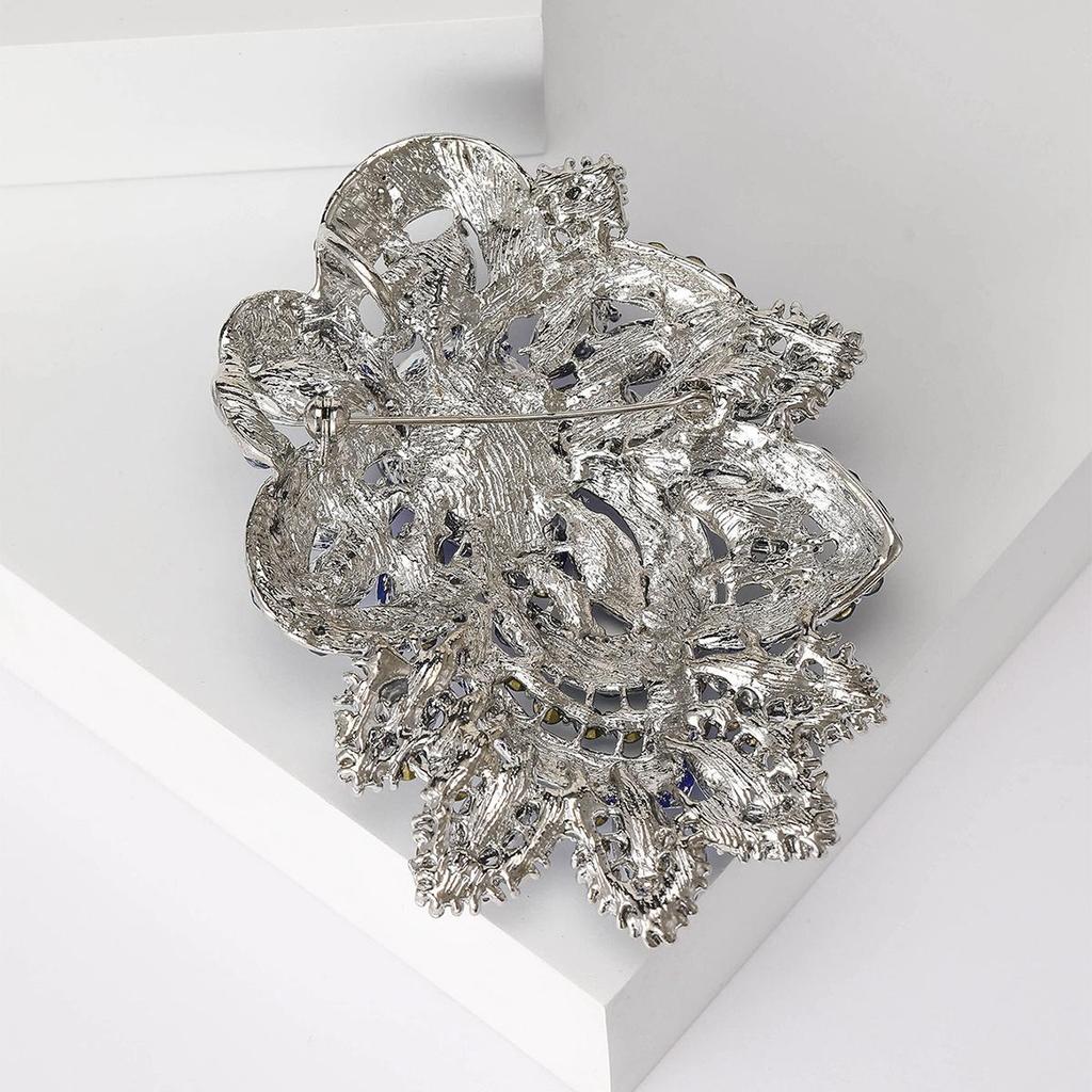 Rhinestone Brooch Pins for Women Shiny Boutique Decoration Badges Party Banquet Dress Gift