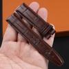 20mm 21mm 22mm Crocodile Skin Watch Band Replacement for IWC Portugieser Porotfino Family PILOT'S Watches Strap Folding Buckle