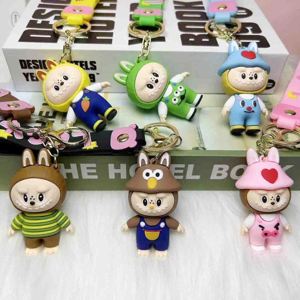 1PC Sheep Keychain Pendant Couple Car Bag Key Ring Pendant
