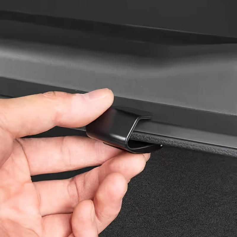 2Pcs Foldable Storage Hook - Black Car Storage Hook, Suitable for Most Vehicles, Lightweight and Durable