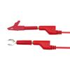 15PCS 4mm Stackable Banana Plug Test  Kit with For Alligator Clip Back Probe