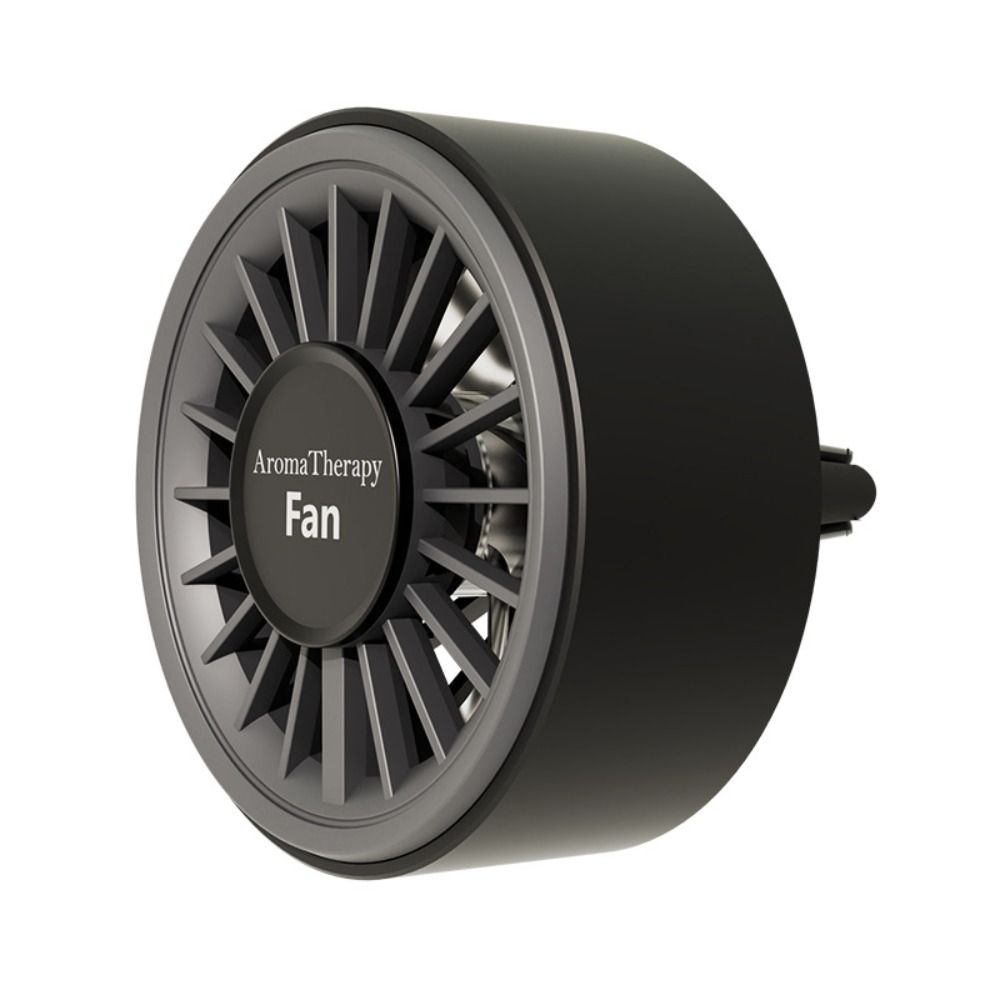 Type C Charging Car Aroma Therapy Fan Colorful Ambient Light Air Outlet Fan  For Car Air Freshener