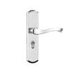 Stainless Steel Household Indoor Door Lock Universal Type Wooden Door Lock Tamper Free Adjustable Door Handle Bedroom Door Lock