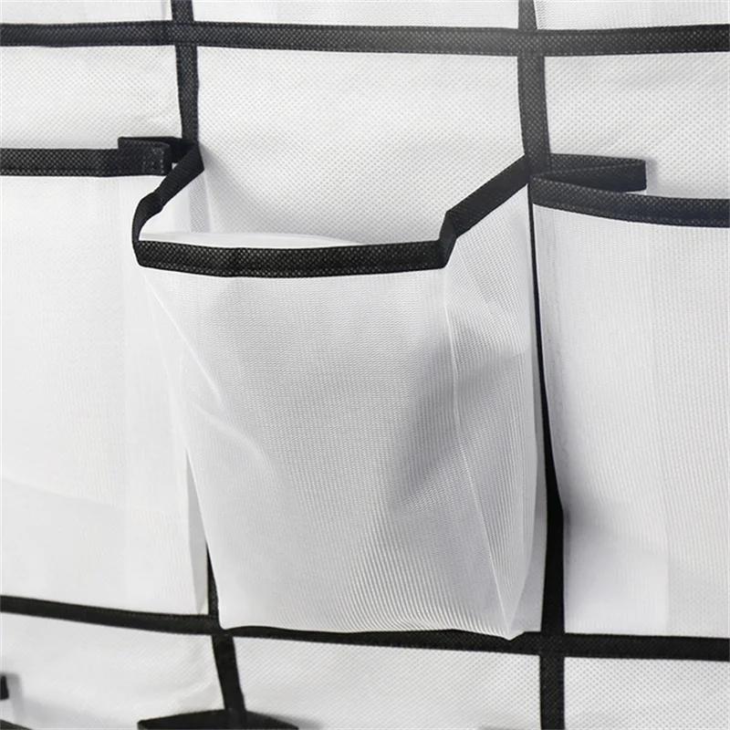 1PC Over The Door Shoe Rack With 24 Large Mesh Pockets Hanging Shoe Organizer For Closet Hanging Shoe Rack Holder Hanger