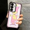 Cardcaptor Sakura Cute Girl Plating Phone Case For Samsung A17 A07 A37 A57 A16 A56 A15 A55 A14 A54 A13 A53 A26 A36 A25 A35 A24 A