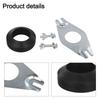 Plattenlochdurchmesser 54mm Metallunterlegscheiben Gewölbte Unterlegscheibe Close Coupling Kit Plattenring-Kupplung für WC-Toilettenschüssel Spülkasten