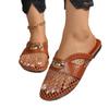 New Mary Jane Mesh Yarn Breathable Bag Head Mesh Yarn Breathable Flat Bottom Fishing Net Shoes Bag Head Half Drag