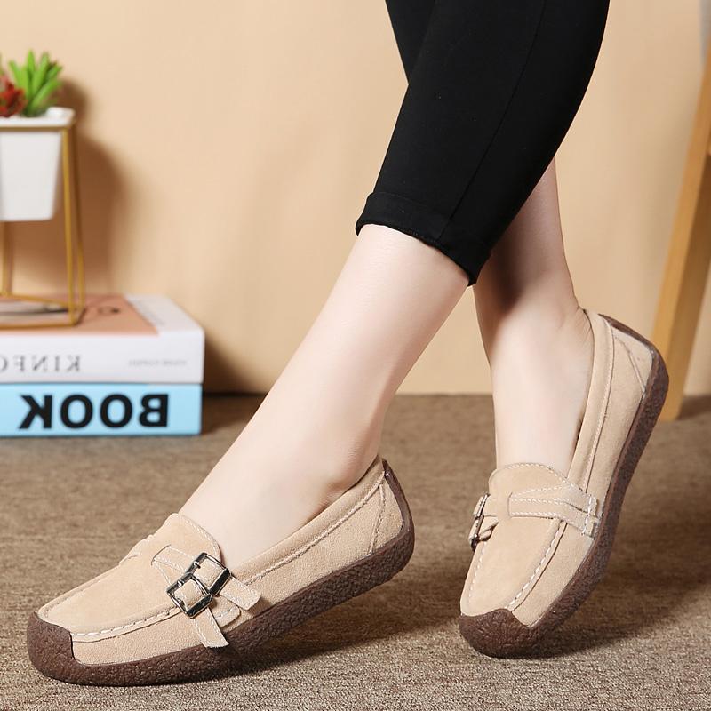 Women's Female Ladies Mother Shoes Sandals Platform Flats Slip On Hollow Summer Cool Moccasins Vulcanized Shoes 41 42
