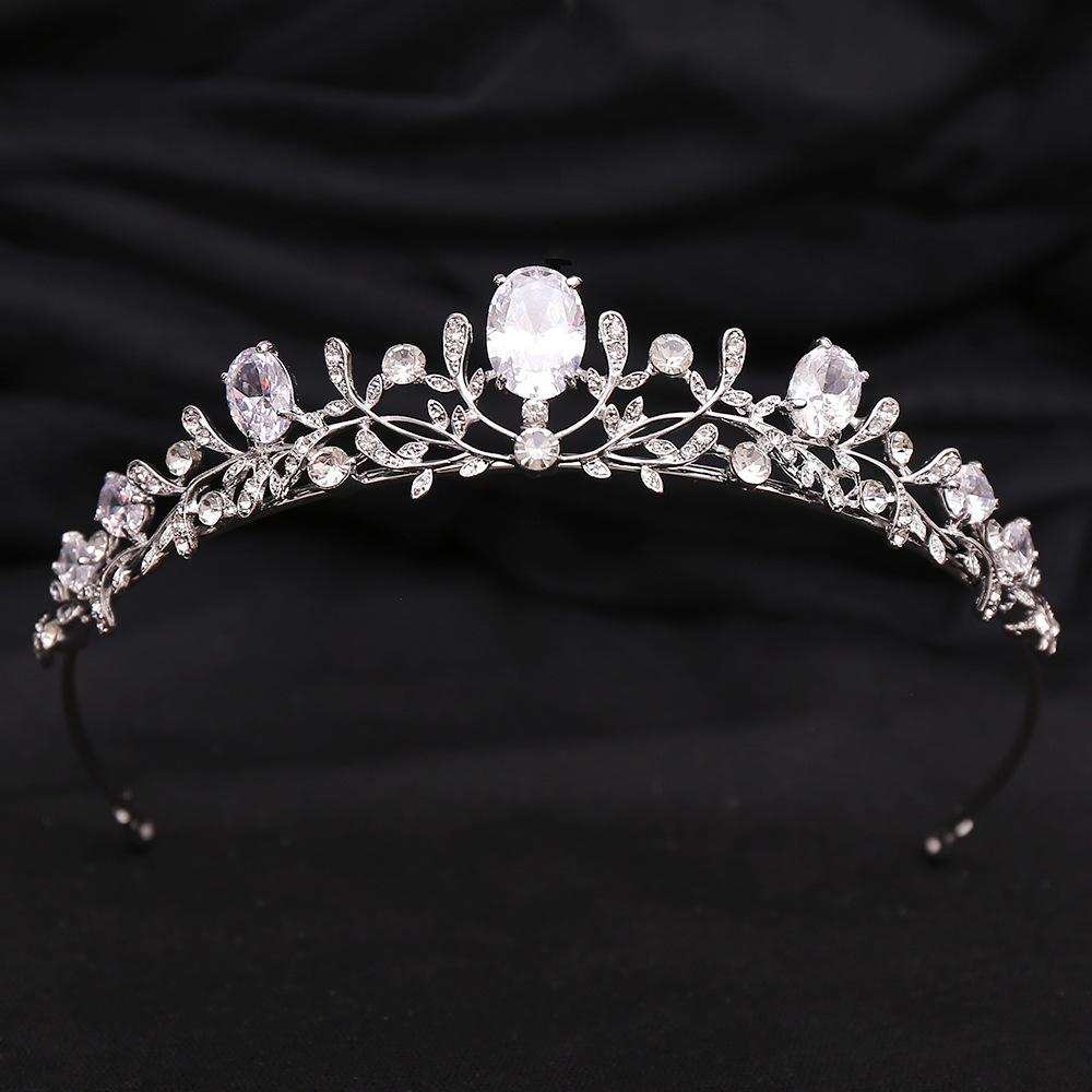 Bridal AAA Zircon Crown New Wedding Headband Bridal Wedding Dress Accessories