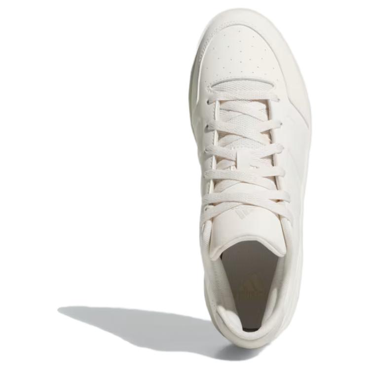 Adidas Mullaly Comfortable Versatile Round Toe Slip Resistant Durable Low Top Casual Shoes Unisex Casual Shoes White JI0383