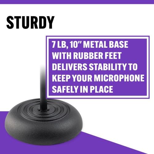 OnStageStands MS7201B Microphone Stand, Straight (OnStage Stand)