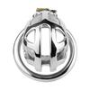 LEZEE Hollow Out Cock Cages Male Chastity Cage With Urethral Hole Metal Penis Lock Bondage Chastity Lock Sex Toys For Men