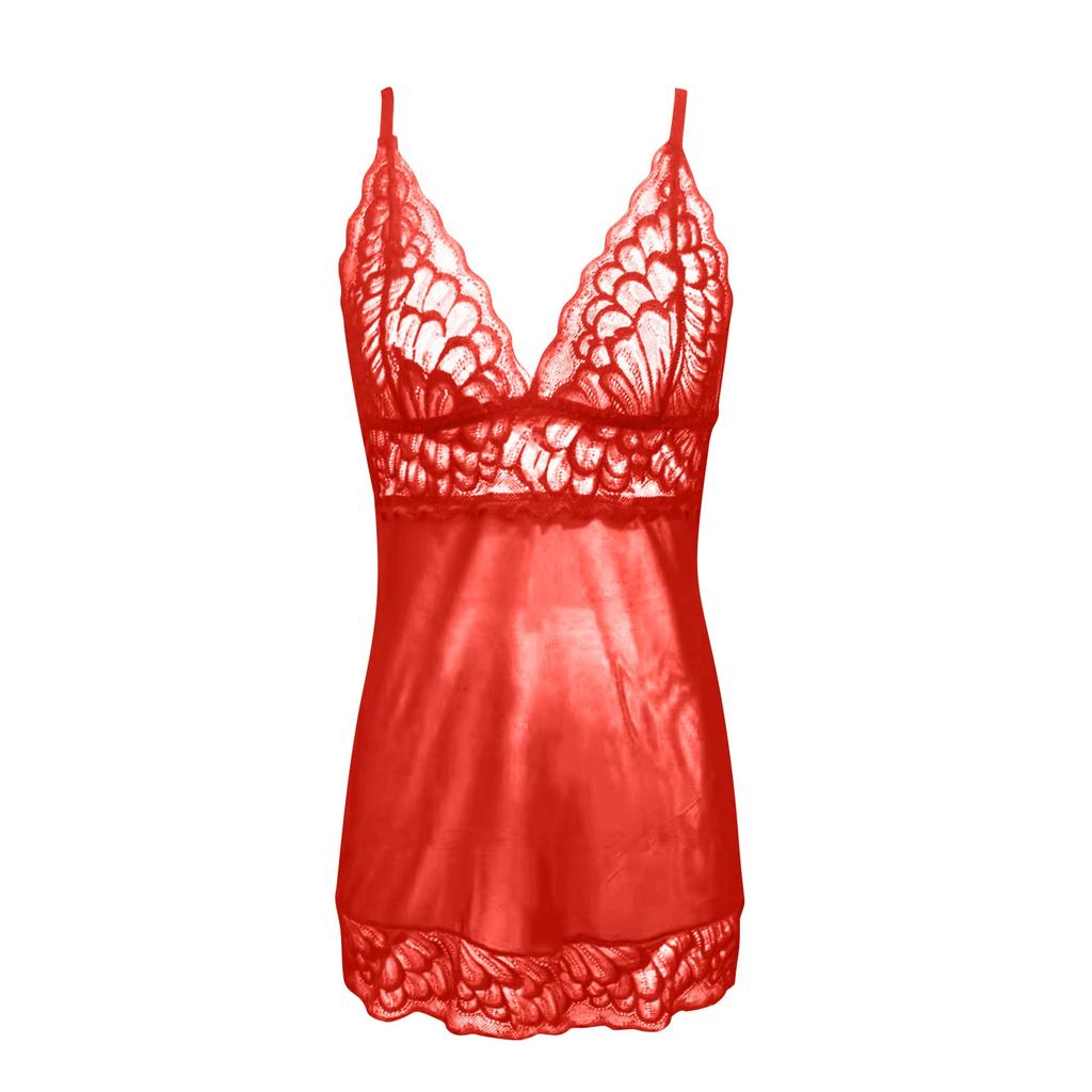 Women's Fashion Sexy Lace Sexy Wireless Bra Sling Nightdress