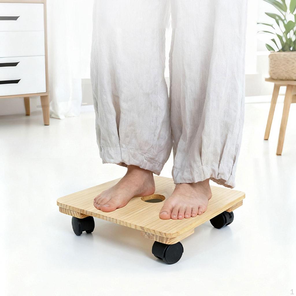 Potted Plant Stand with Wheels Durability Versatile Indoor Outdoor Practical Heavy Duty Casters