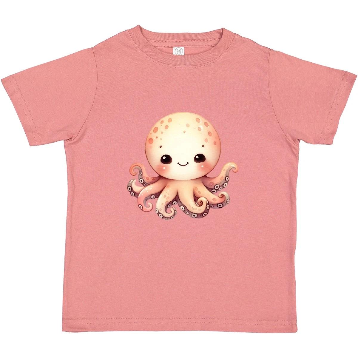 Inktastic Baby Octopus Toddler T-Shirt Animal Ocean Cute Child Preschooler Kid 150