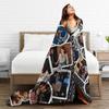 Off Campus Hannah and Garrett  Blanket Cover  Flannel Throw Blanket Bedding Couch Decoration Soft Warm Bedsprea,