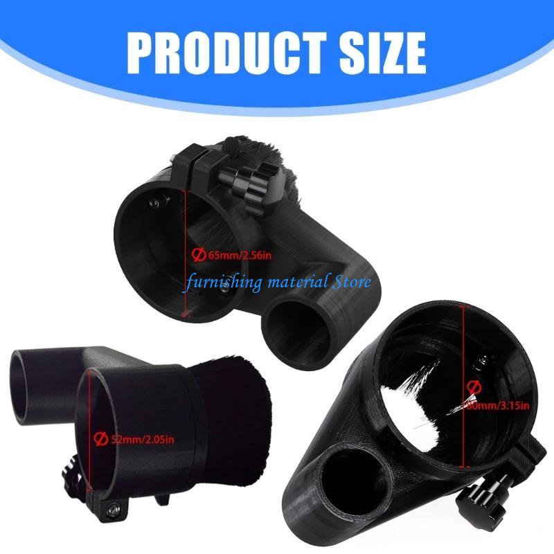 Y5GD 52MM/65MM/80MM Router Dust Cover Shoe Spindle Woodworking Tools Dust Cover For Engraving Machine Brush Cleaner