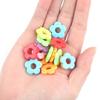 Flower Spacer Beads for Bracelet Jewelry Making DIY Accessories Craft 19x19mm