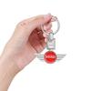 1Pcs Car Emblem Keychain Key Ring Accessories For BMW Mini Cooper F54 F55 F56 R56 R60 SONE Roadster Clubman Coupe