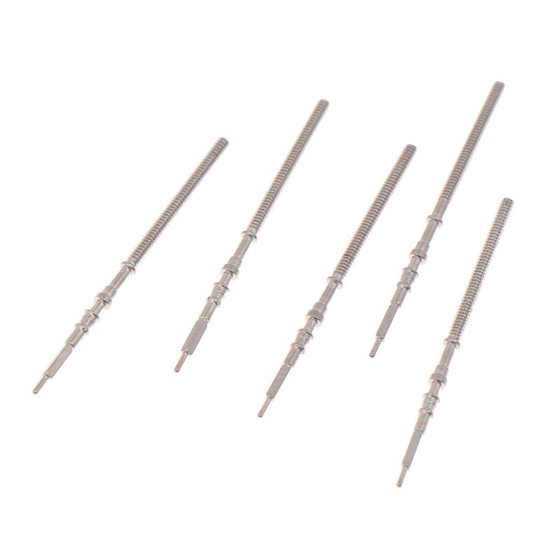 5Pcs Stainless Steel Watch Movement Stem Crown Kit For Nh35 Nh36 Movement Automatic Mechanical Men'S Watch Stem Spare Parts