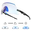 Red or Blue Photochromic Cycling Glasses Bike Bicycle Glasses Sports Men's Sunglasses MTB Road Cycling Eyewear Goggles