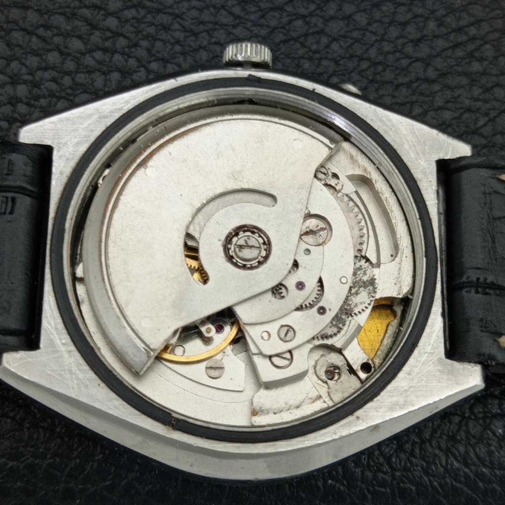 AUTOMATIC VINTAGE RICOH R31 JAPAN MENS BLACK COLOR DIAL WATCH A705159-1